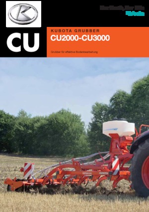 Radličkové podmítače Kubota CU3400CF AR