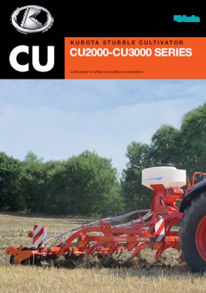 Radličkové podmítače Kubota CU3300C AP