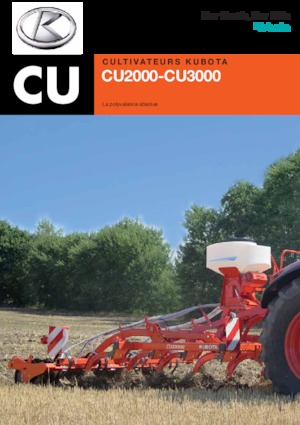 Radličkové podmítače Kubota CU3300CD RS