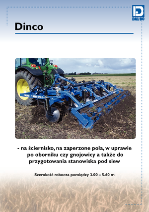 Radličkové podmítače DAL-BO Dinco 300 Ü
