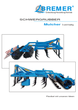 Radličkové podmítače Bremer SHG 2/23 Mulcher