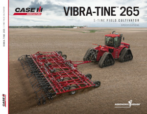 Radličkové podmítače Case IH Vibra-Tine 265 S-Tine Single-Fold 32.6