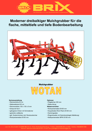 Radličkové podmítače Brix Wotan 300 S