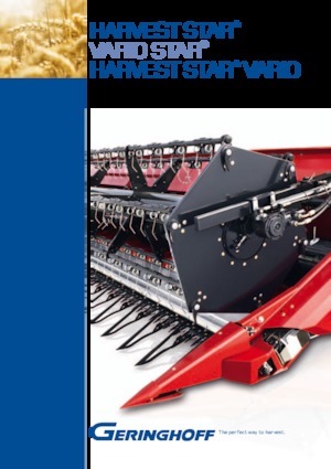 Sklízecí mlátičky žací lišty Geringhoff HV 660