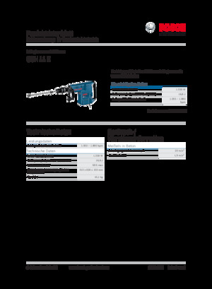 Bourací a Sekací kladiva Bosch GSH 11 E