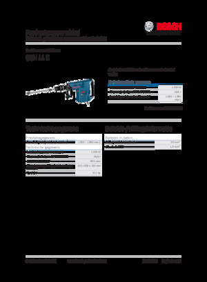 Bourací a Sekací kladiva Bosch GSH 11 E