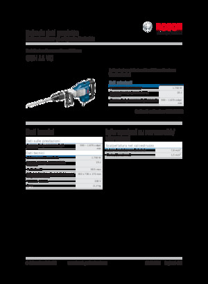 Bourací a Sekací kladiva Bosch GSH 11 VC