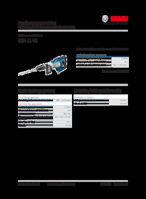 Bourací a Sekací kladiva Bosch GSH 11 VC