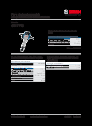 Bourací a Sekací kladiva Bosch GSH 27 VC