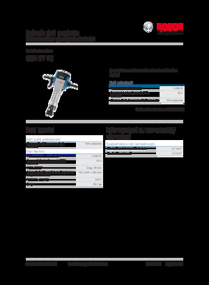 Bourací a Sekací kladiva Bosch GSH 27 VC