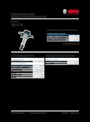 Bourací a Sekací kladiva Bosch GSH 27 VC