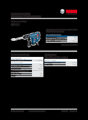 Bourací a Sekací kladiva Bosch GSH 3 E