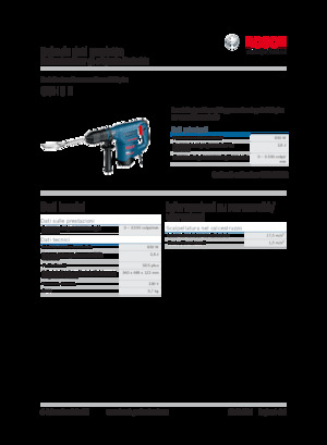 Bourací a Sekací kladiva Bosch GSH 3 E