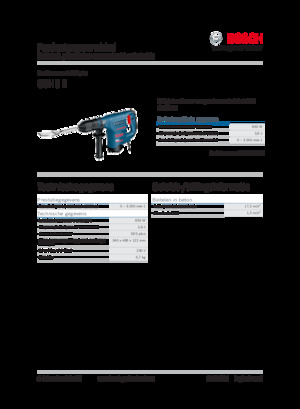 Bourací a Sekací kladiva Bosch GSH 3 E