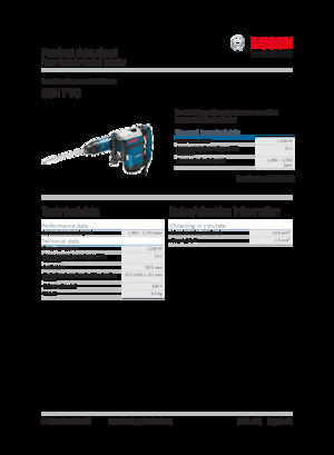 Bourací a Sekací kladiva Bosch GSH 7 VC