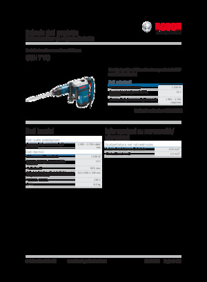 Bourací a Sekací kladiva Bosch GSH 7 VC