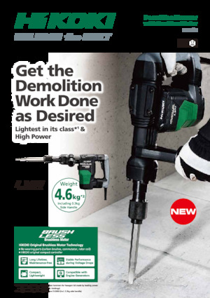 Bourací a Sekací kladiva HiKOKI H41SE 