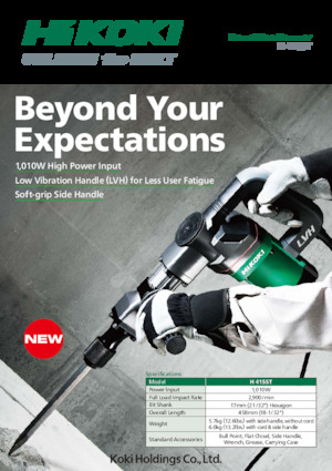 Bourací a Sekací kladiva HiKOKI H41SST