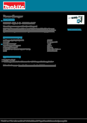 Bourací a Sekací kladiva Makita HK1810