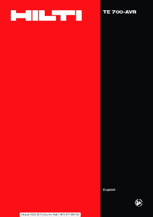 Bourací a Sekací kladiva Hilti TE 700-AVR