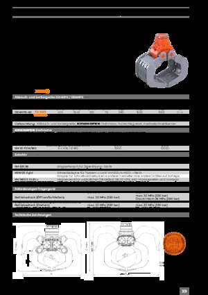 Demoliční drapáky Kinshofer D09HPX-50