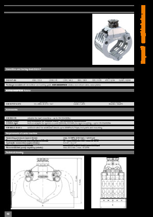 Demoliční drapáky Kinshofer D37H-P-125