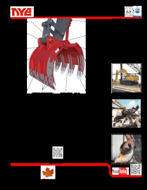 Demoliční drapáky Nye DGX359