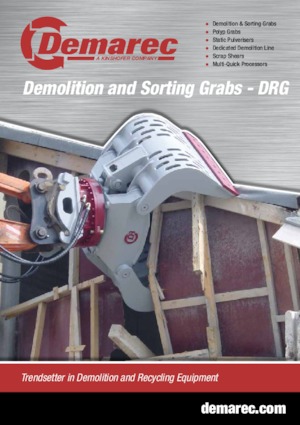 Demoliční drapáky Demarec DRG 22