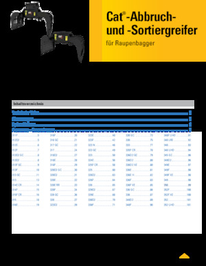 Demoliční drapáky Caterpillar G318