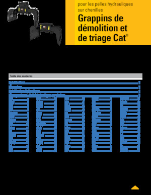 Demoliční drapáky Caterpillar G318