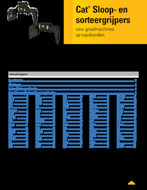 Demoliční drapáky Caterpillar G318