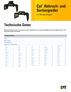 Demoliční drapáky Caterpillar G318-WH