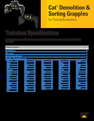 Demoliční drapáky Caterpillar G318-WH