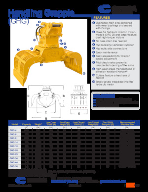 Demoliční drapáky Genesis GHG 40