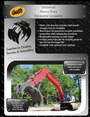 Demoliční drapáky Geith HDG150QD