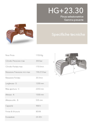 Demoliční drapáky Promove HG+ 23.30