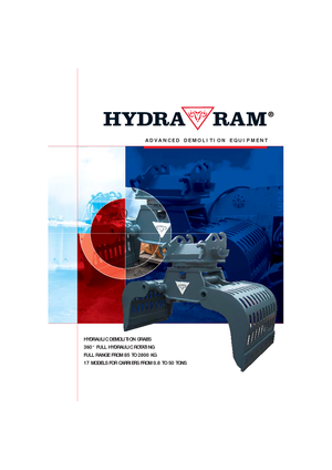 Demoliční drapáky Hydra Ram HSG 150