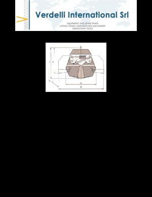 Demoliční drapáky Verdelli M.E.-O. 2/750