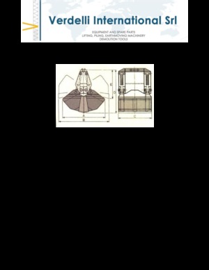 Demoliční drapáky Verdelli M.I.-V. 4/2000