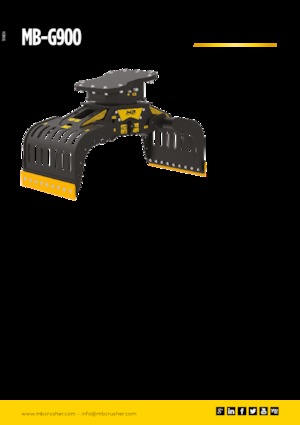 Demoliční drapáky MB Crusher MB-G900