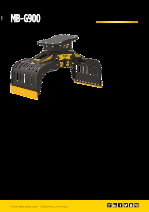Demoliční drapáky MB Crusher MB-G900