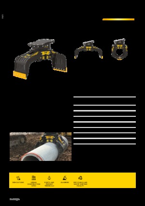 Demoliční drapáky MB Crusher MB-G600 S4