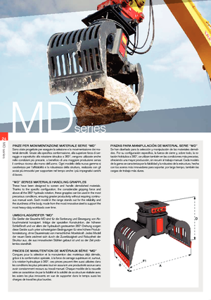 Demoliční drapáky VTN MD 070