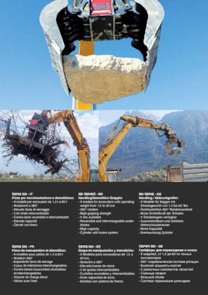 Demoliční drapáky VTN MD210 D