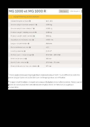 Demoliční drapáky Epiroc MG 1000 