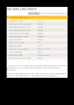 Demoliční drapáky Epiroc MG 1500 