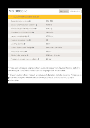 Demoliční drapáky Epiroc MG 3000 R