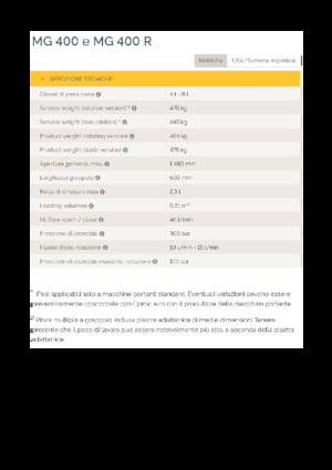 Demoliční drapáky Epiroc MG 400