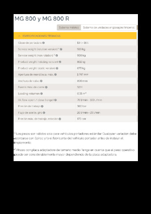 Demoliční drapáky Epiroc MG 800 R 