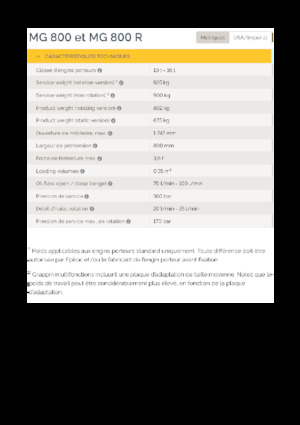 Demoliční drapáky Epiroc MG 800 R 